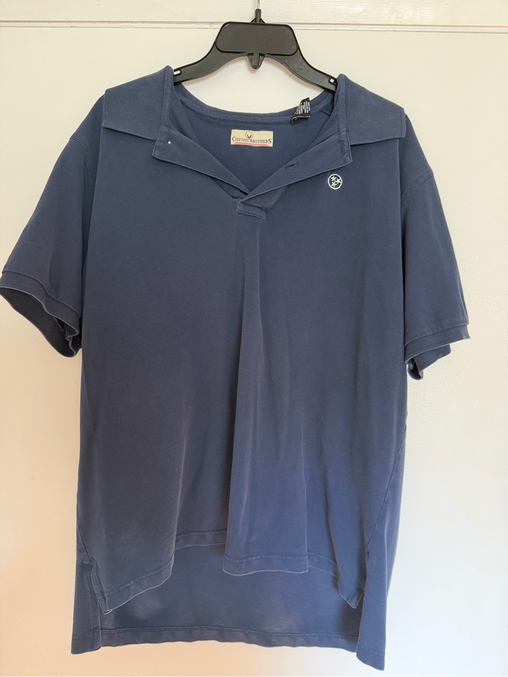 Cotton Brothers Men’s Navy Short-Sleeve Polo Shirt